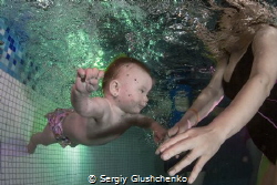 Baby-freediver. by Sergiy Glushchenko 